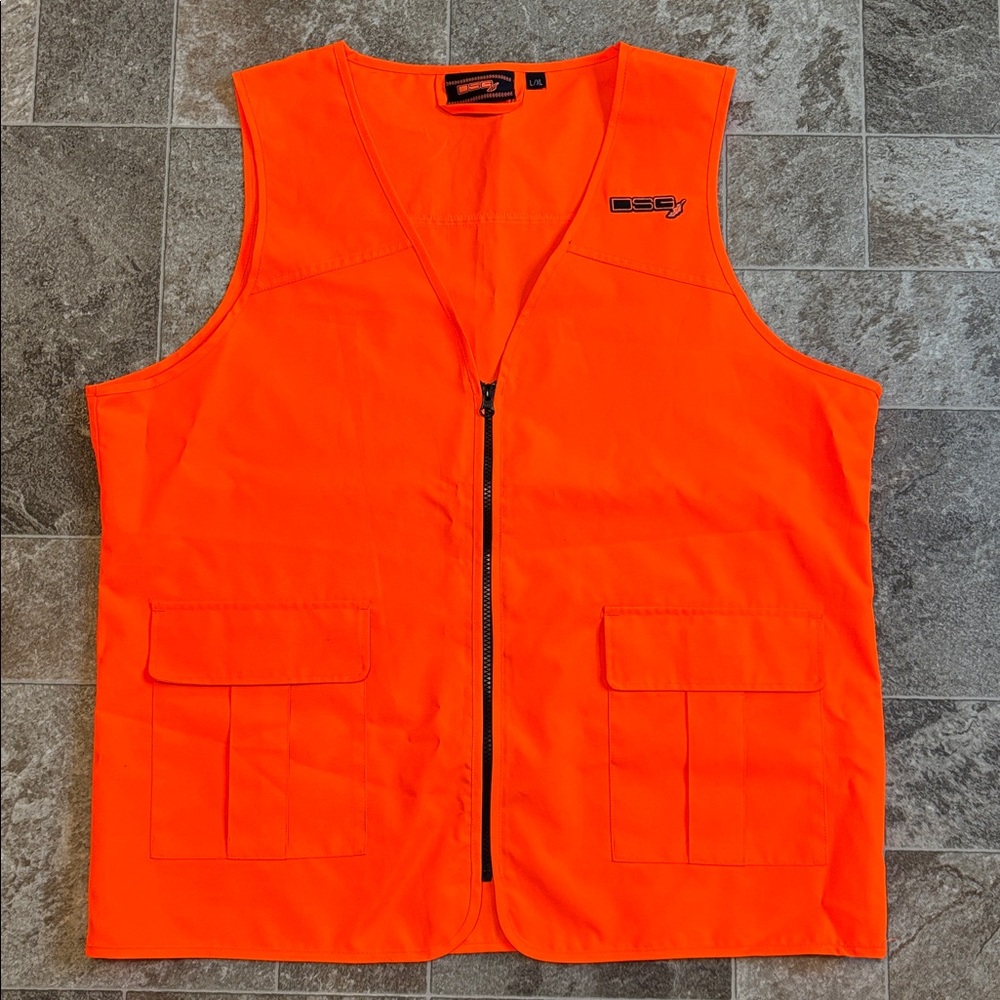 DSG High-Visibility Blaze Orange Vest